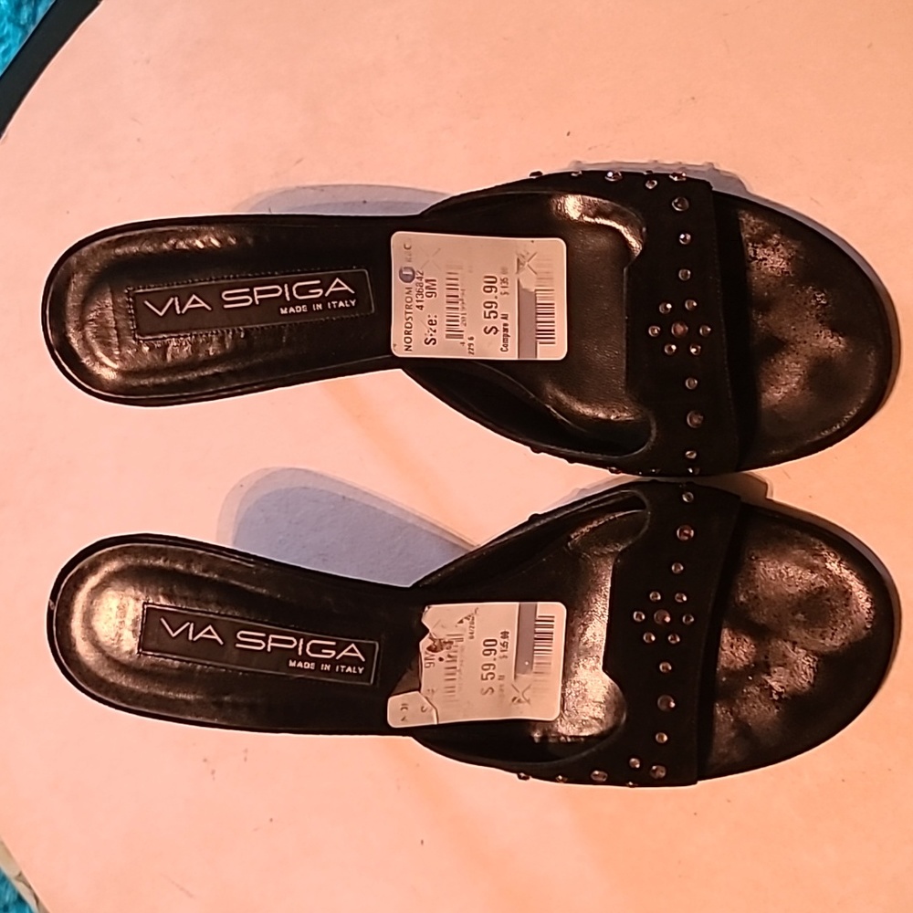 Via Spiga Black Heels, size 9M